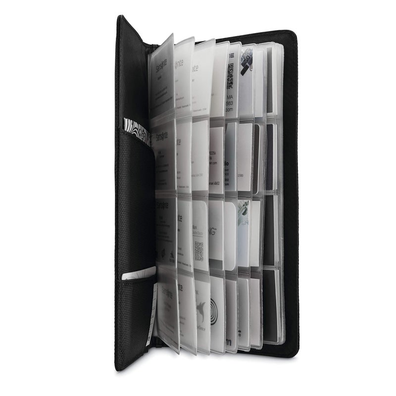 Samsonite حامل بطاقات الأعمال سامسونيت زينون 160، أسود، مقاس واحد - Image 2